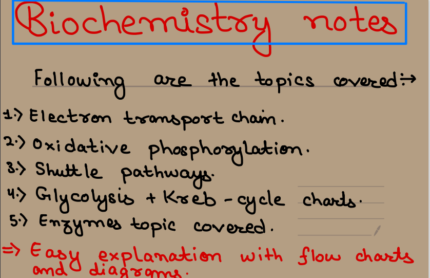 Biochemistry Notes