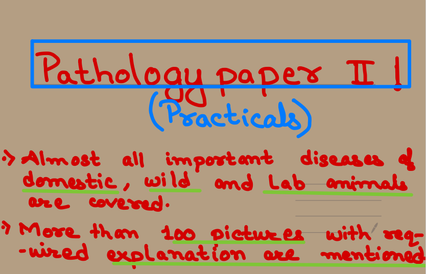 Pathology paper II